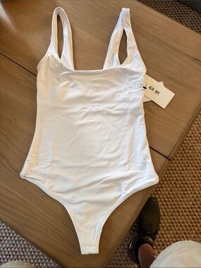 ALIX NYC Women’s White Scoop-Back One-Piece